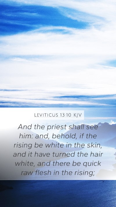 Leviticus 13:10 Explained