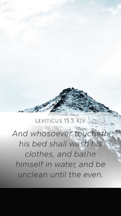 Leviticus 15:5 Explained