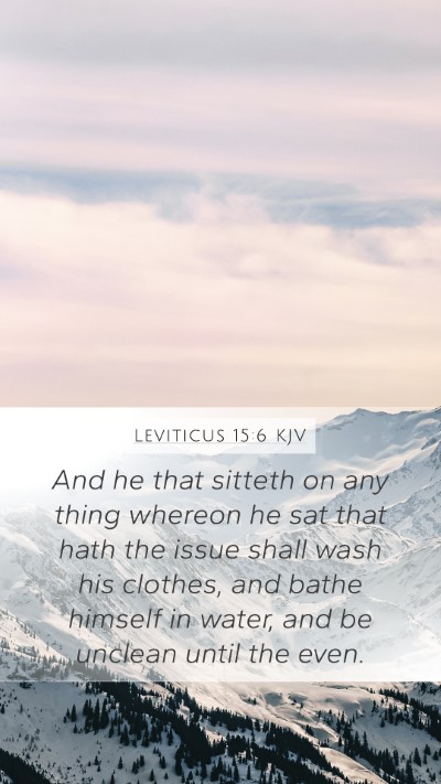 Leviticus 15:6 Explained