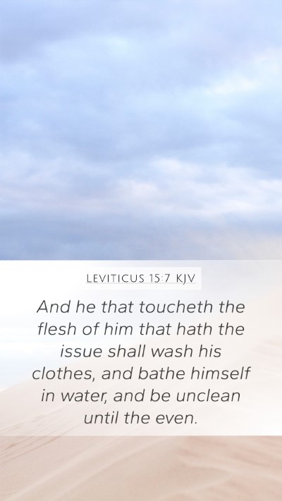 Leviticus 15:7 Explained