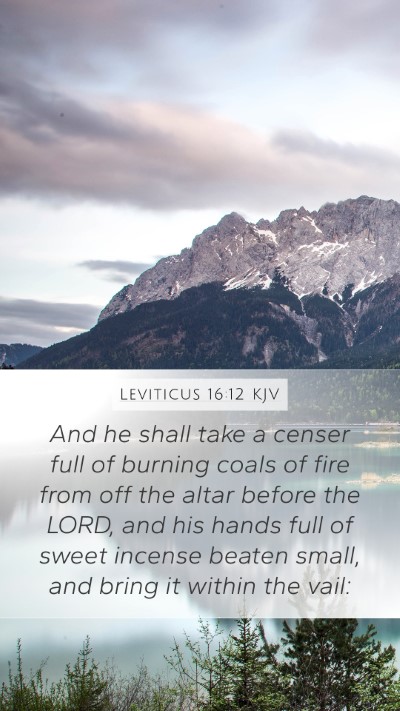 Leviticus 16:12 Explained