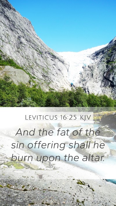 Leviticus 16:25 Explained