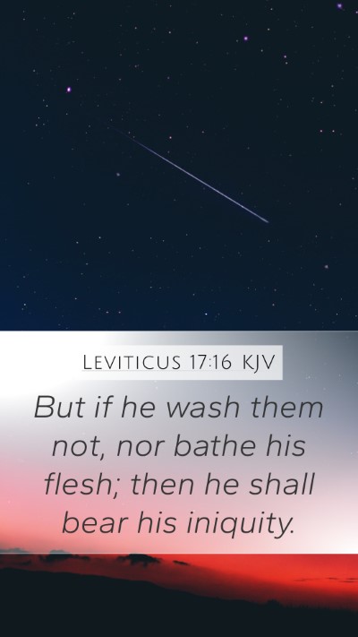 Leviticus 17:16 Explained