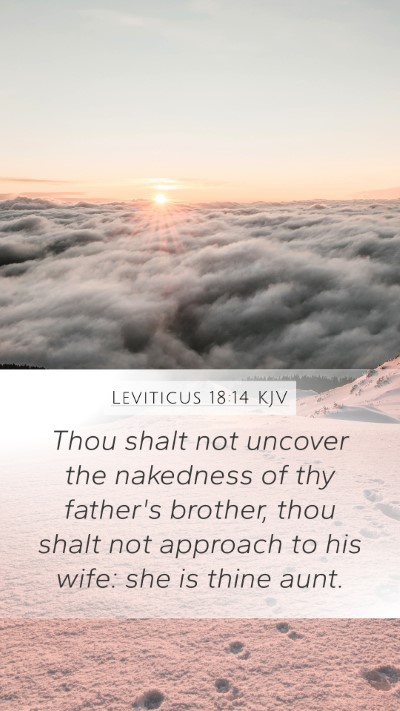 Leviticus 18:14 Explained