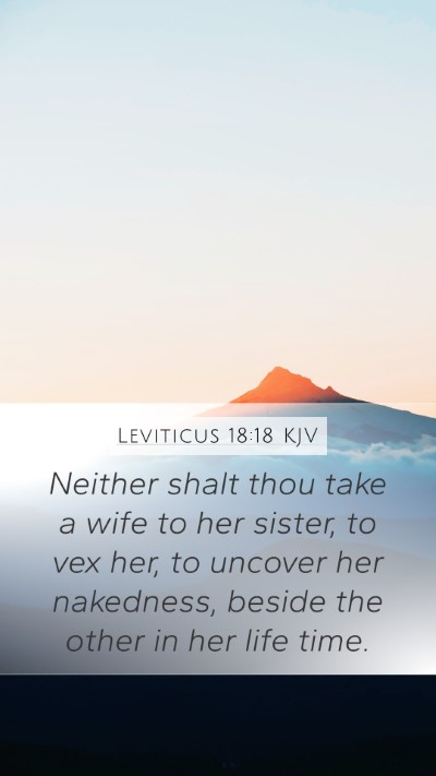 Leviticus 18:18 Explained