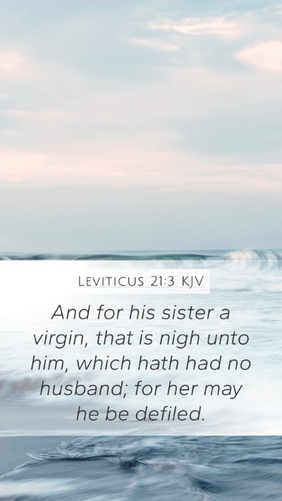 Leviticus 21:3 Explained