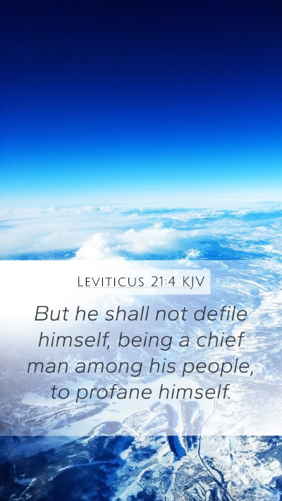 Leviticus 21:4 Explained