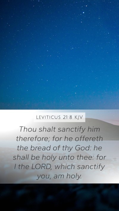 Leviticus 21:8 Explained