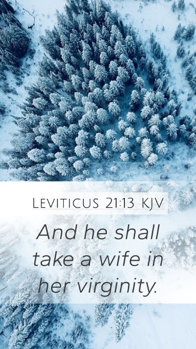 Leviticus 21:13 Explained