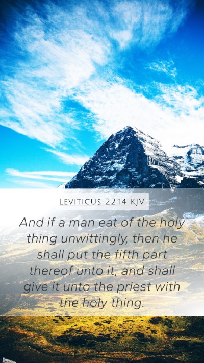 Leviticus 22:14 Explained