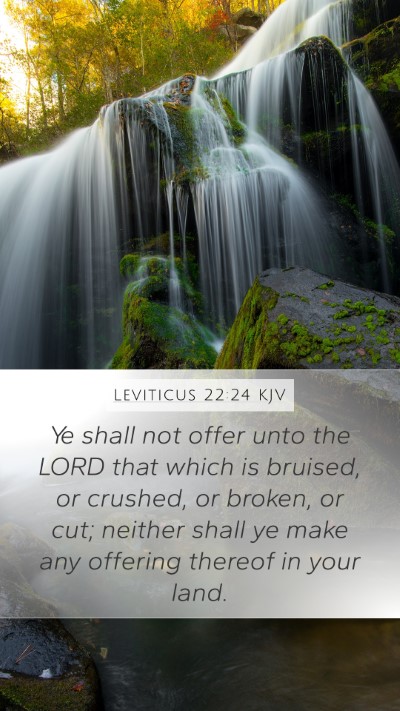 Leviticus 22:24 Explained