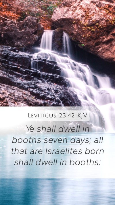 Leviticus 23:42 Explained