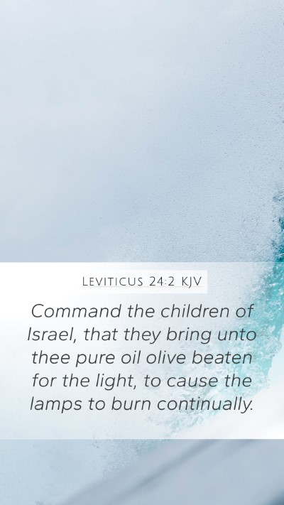 Leviticus 24:2 Explained