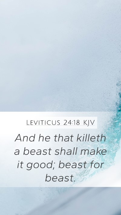 Leviticus 24:18 Explained