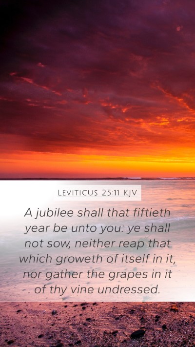 Leviticus 25:11 Explained