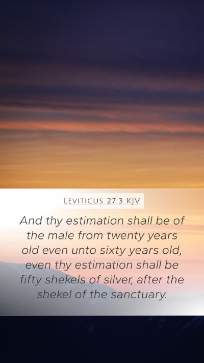 Leviticus 27:3 Explained