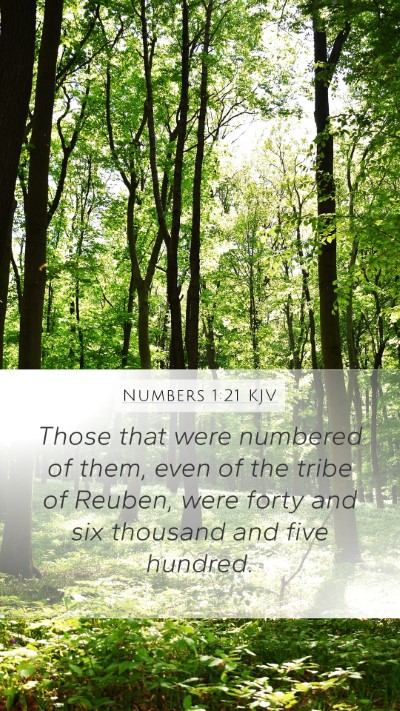 Numbers 1:21 Explained