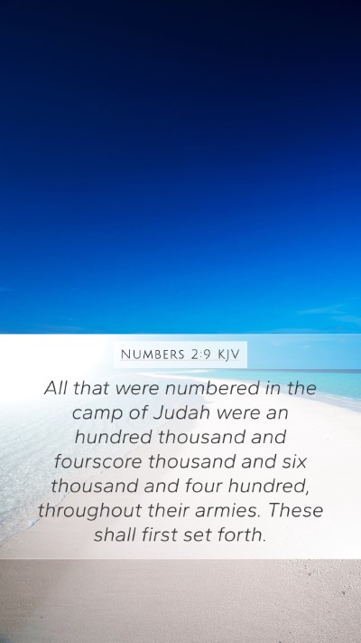 Numbers 2:9 Explained