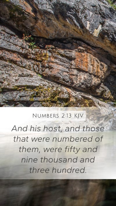 Numbers 2:13 Explained