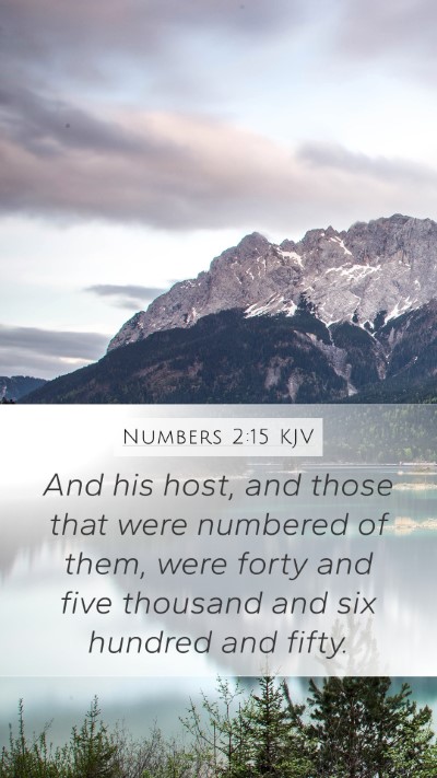 Numbers 2:15 Explained