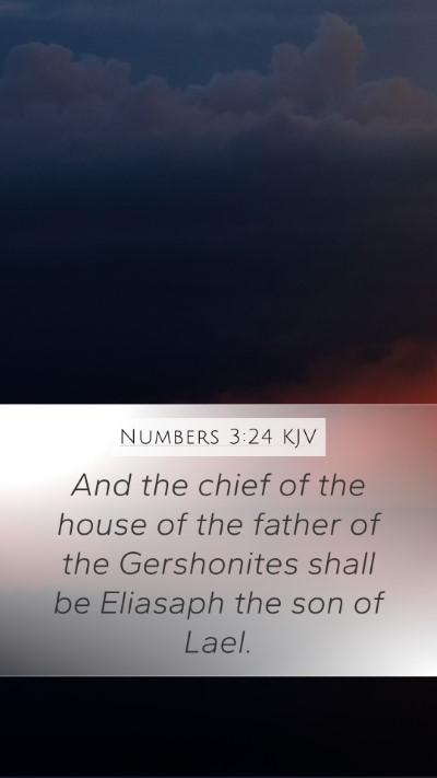 Numbers 3:24 Explained