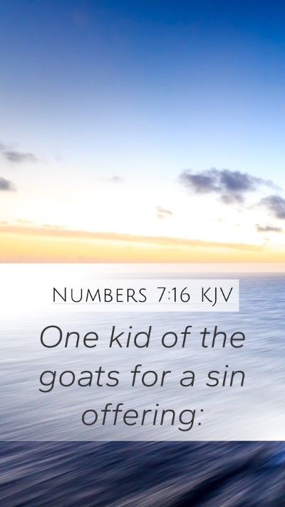 Numbers 7:16 Explained