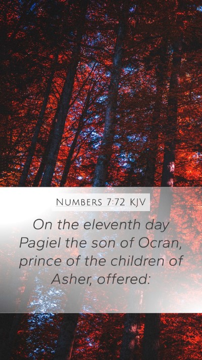 Numbers 7:72 Explained