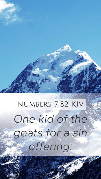 Numbers 7:82 Explained