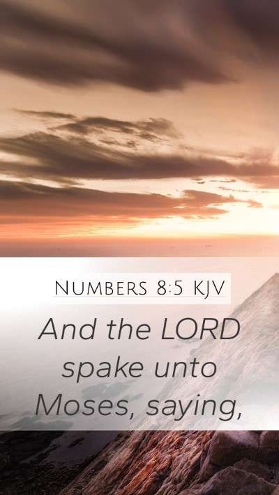 Numbers 8:5 Explained