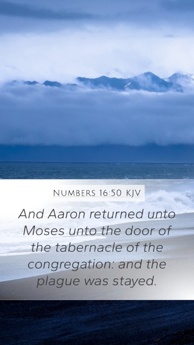 Numbers 16:50 Explained