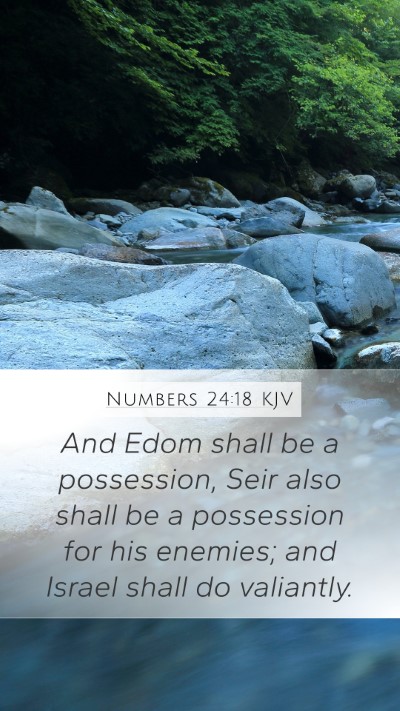 Numbers 24:18 Explained