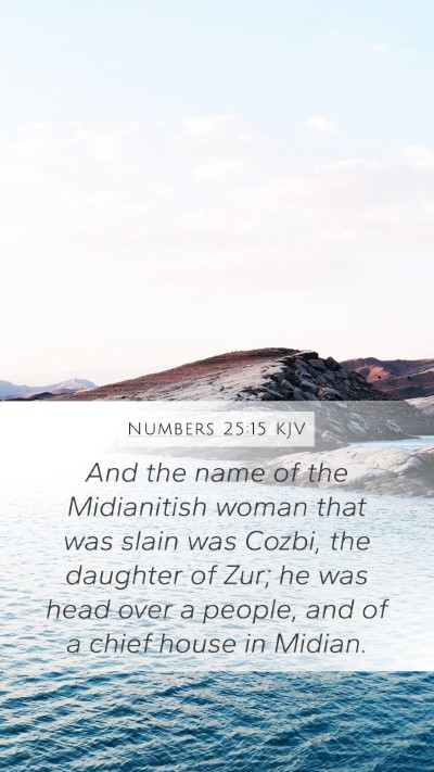 Numbers 25:15 Explained