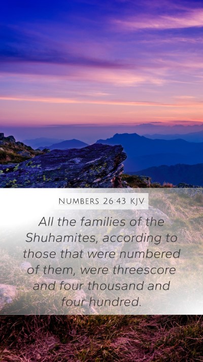 Numbers 26:43 Explained