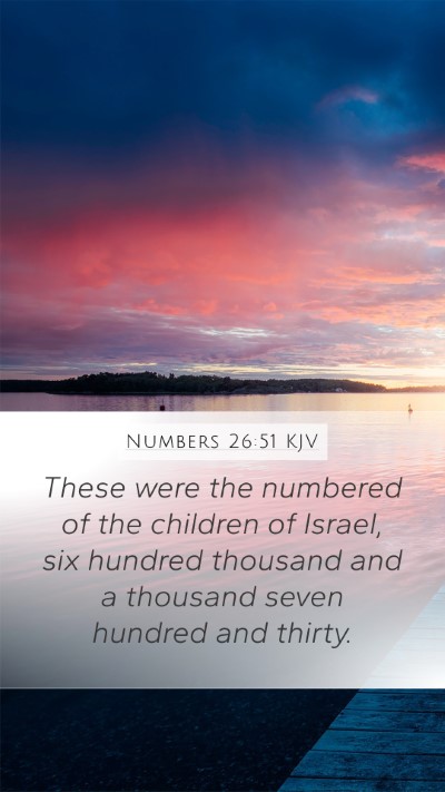 Numbers 26:51 Explained