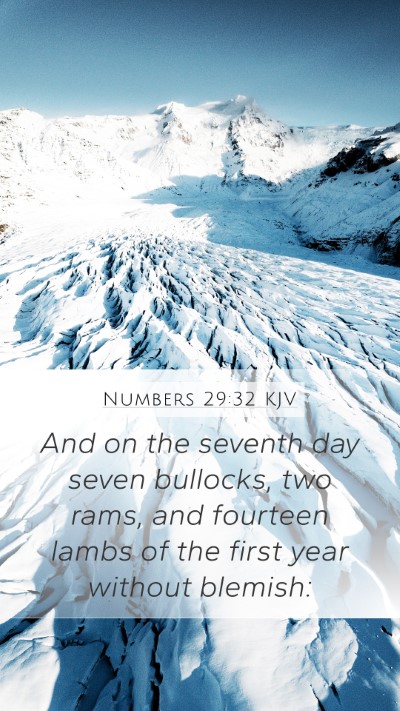 Numbers 29:32 Explained