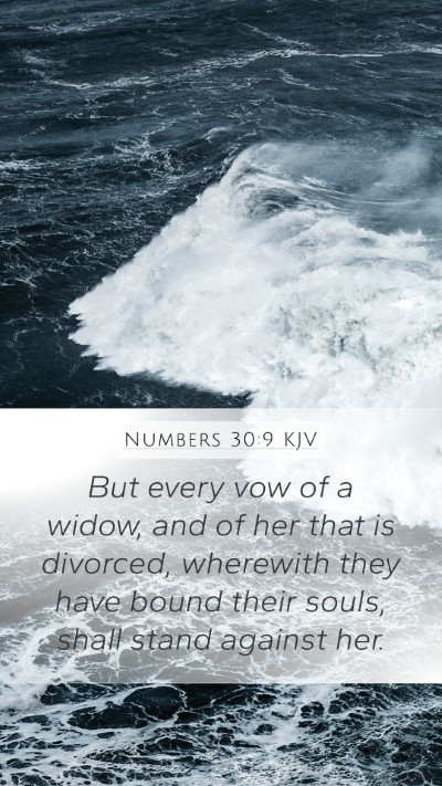 Numbers 30:9 Explained