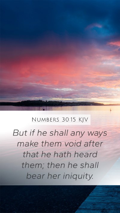 Numbers 30:15 Explained