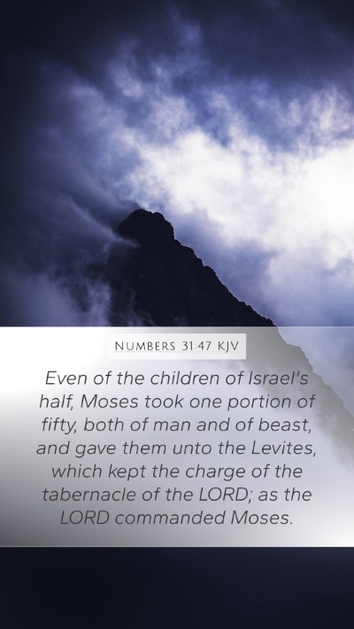 Numbers 31:47 Explained