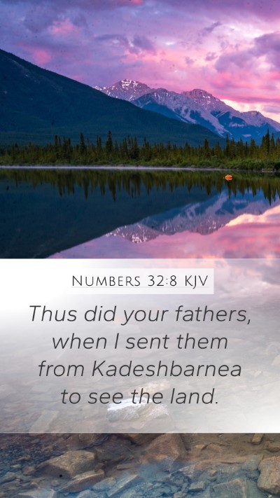 Numbers 32:8 Explained