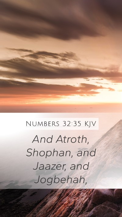 Numbers 32:35 Explained