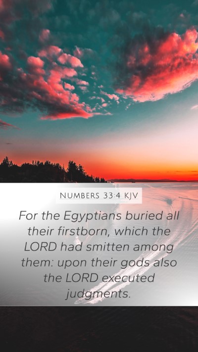 Numbers 33:4 Explained