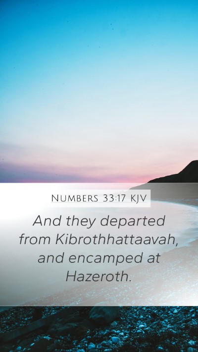 Numbers 33:17 Explained