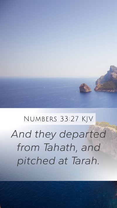 Numbers 33:27 Explained