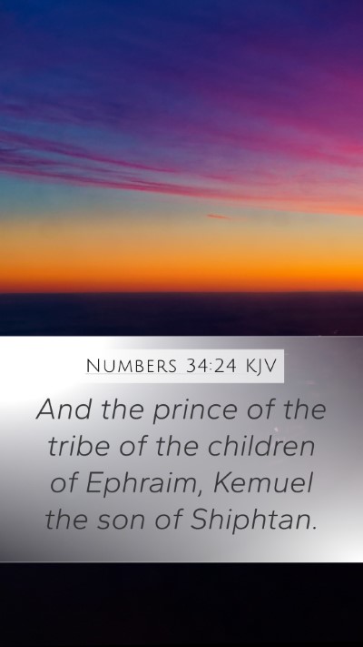 Numbers 34:24 Explained