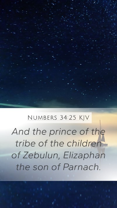 Numbers 34:25 Explained