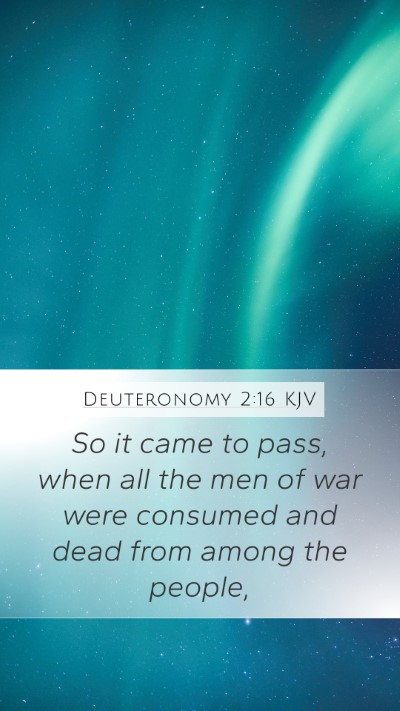 Deuteronomy 2:16 Explained