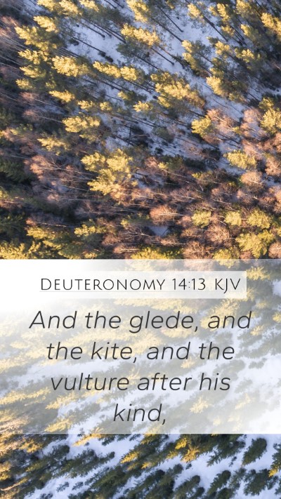 Deuteronomy 14:13 Explained