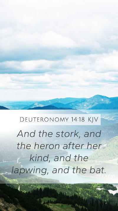 Deuteronomy 14:18 Explained