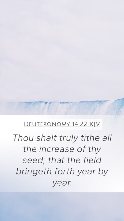 Deuteronomy 14:22 Explained