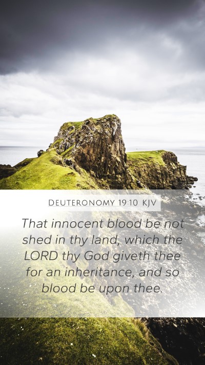 Deuteronomy 19:10 Explained